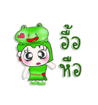 Miss. Minami. Love Frog..^^（個別スタンプ：35）