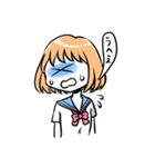 毒吐きセーラーちゃん（個別スタンプ：14）