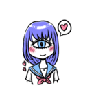 毒吐きセーラーちゃん（個別スタンプ：17）