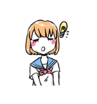 毒吐きセーラーちゃん（個別スタンプ：21）