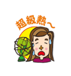 Cruciform nose of the girl's daily（個別スタンプ：7）