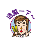 Cruciform nose of the girl's daily（個別スタンプ：14）
