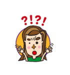 Cruciform nose of the girl's daily（個別スタンプ：37）