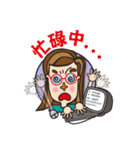 Cruciform nose of the girl's daily（個別スタンプ：38）