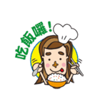 Cruciform nose of the girl's daily（個別スタンプ：39）