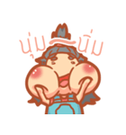 Fat girl cute（個別スタンプ：9）