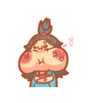 Fat girl cute（個別スタンプ：15）