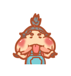 Fat girl cute（個別スタンプ：23）