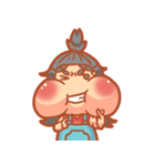 Fat girl cute（個別スタンプ：26）
