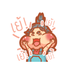 Fat girl cute（個別スタンプ：27）