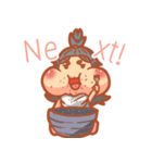 Fat girl cute（個別スタンプ：40）