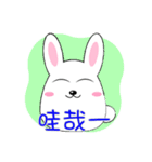 Fat rabbit 2 - Taiwanese（個別スタンプ：21）