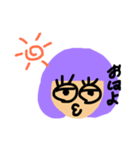 パープルちゃん（個別スタンプ：12）