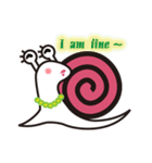 Snail slow life（個別スタンプ：16）