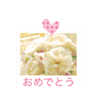 花の写真に言葉をそえて（個別スタンプ：14）