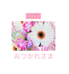 花の写真に言葉をそえて（個別スタンプ：15）
