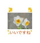花の写真に言葉をそえて（個別スタンプ：36）