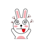 A crazy cute rabbit（個別スタンプ：3）
