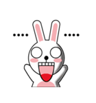 A crazy cute rabbit（個別スタンプ：5）