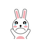 A crazy cute rabbit（個別スタンプ：6）