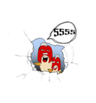 the villain worm mask（個別スタンプ：1）