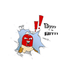 the villain worm mask（個別スタンプ：3）