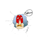 the villain worm mask（個別スタンプ：4）