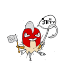 the villain worm mask（個別スタンプ：6）