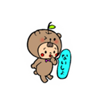 Apple  Bear（個別スタンプ：5）