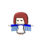 プチ3D奥さま（パート2）（個別スタンプ：38）
