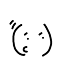 絵文字( *´꒳`*)（個別スタンプ：6）