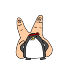 MR. PENGUIN paper（個別スタンプ：9）