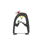 MR. PENGUIN paper（個別スタンプ：12）