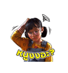 naughty glasses girl（個別スタンプ：3）
