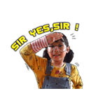 naughty glasses girl（個別スタンプ：8）