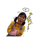 naughty glasses girl（個別スタンプ：9）