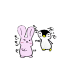 PenginwithRabbit（個別スタンプ：25）