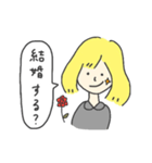 ポエティックガール（個別スタンプ：17）