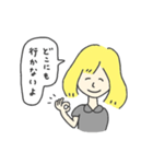 ポエティックガール（個別スタンプ：24）