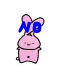ゆるふわ耳長うさぎ（個別スタンプ：40）
