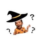 ひこまとさえのハロウィン（個別スタンプ：1）