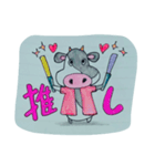手書きのうしさん。（個別スタンプ：25）
