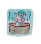手書きのうしさん。（個別スタンプ：27）