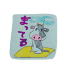 手書きのうしさん。（個別スタンプ：31）