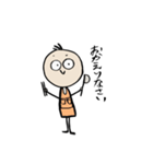 或る日の丸太（個別スタンプ：11）