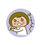 はま子の丸型スタンプ（個別スタンプ：3）
