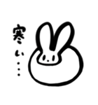 ウサギとカニちゃん（個別スタンプ：1）