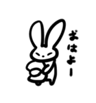 ウサギとカニちゃん（個別スタンプ：3）