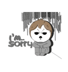 Black naughty（個別スタンプ：9）