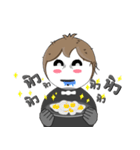 Black naughty（個別スタンプ：23）
